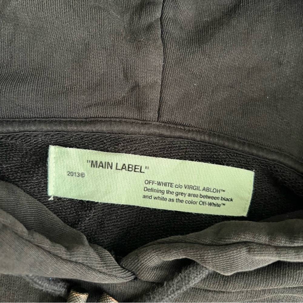 Virgil Off-White “Woman” Sweat shirt Sz L mens - Picture 5 of 9
